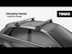 Thule WingBar Evo - Black to fit: KIA Cerato 4-dr Saloon, 2019 on