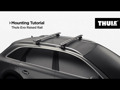 Thule SquareBar Evo Raised Roof Rails - NISSAN X-Trail 5-dr SUV, 2014 - 2021